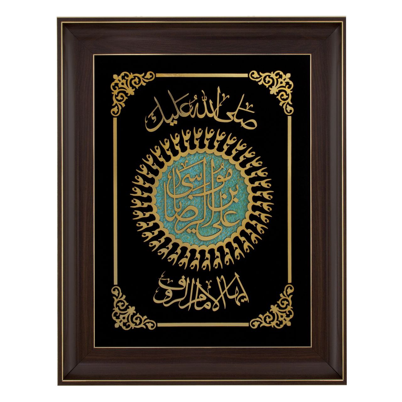 تابلو معرق مولتی سایز ۳۸×۴۸ استایل علی بن موسی الرضا